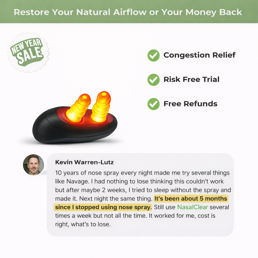 Vitaura NasalClear™ Red Light Sinus Relief Device