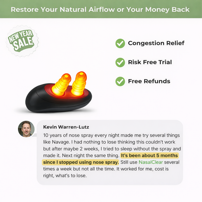 Vitaura NasalClear™ Red Light Sinus Relief Device