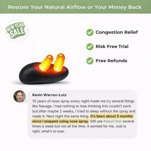 Vitaura NasalClear™ Red Light Sinus Relief Device