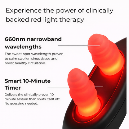 Vitaura NasalClear™ Red Light Sinus Relief Device